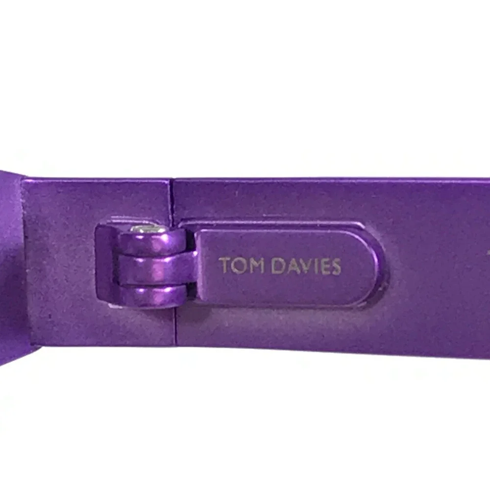 Tom Davies Eyeglasses Frames TD758 Col. 2284 Matte Purple Ice Blue 54-17-140